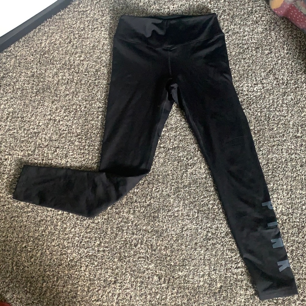 PINK fleece lined leggings